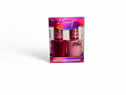 REFILL V101-V200 21Sweet Nail Polish & Gel Polish 290 Colors - 2 IN 1