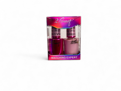 REFILL V101-V200 21Sweet Nail Polish & Gel Polish 290 Colors - 2 IN 1