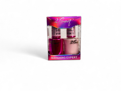 REFILL V101-V200 21Sweet Nail Polish & Gel Polish 290 Colors - 2 IN 1