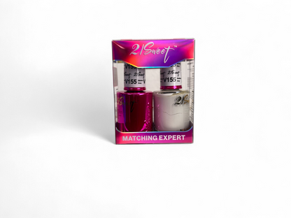 REFILL V101-V200 21Sweet Nail Polish & Gel Polish 290 Colors - 2 IN 1