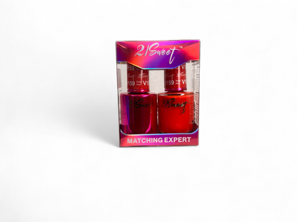 REFILL V101-V200 21Sweet Nail Polish & Gel Polish 290 Colors - 2 IN 1