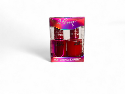 REFILL V101-V200 21Sweet Nail Polish & Gel Polish 290 Colors - 2 IN 1