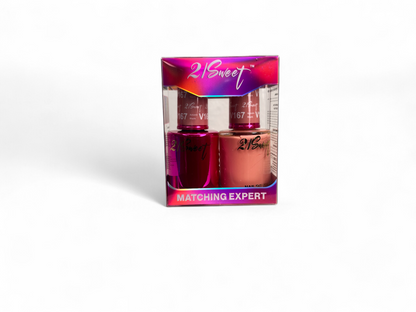 REFILL V101-V200 21Sweet Nail Polish & Gel Polish 290 Colors - 2 IN 1