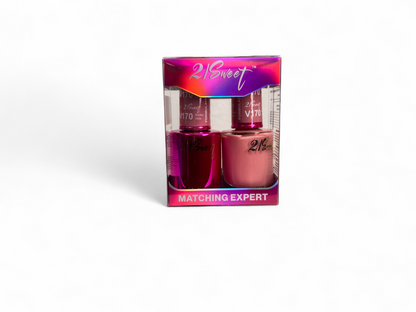 REFILL V101-V200 21Sweet Nail Polish & Gel Polish 290 Colors - 2 IN 1