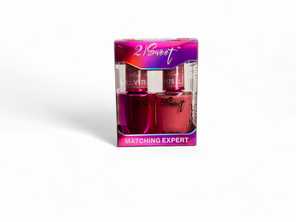 REFILL V101-V200 21Sweet Nail Polish & Gel Polish 290 Colors - 2 IN 1