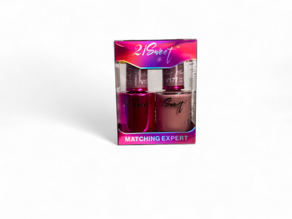 REFILL V101-V200 21Sweet Nail Polish & Gel Polish 290 Colors - 2 IN 1