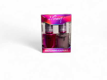 REFILL V101-V200 21Sweet Nail Polish & Gel Polish 290 Colors - 2 IN 1