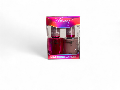 REFILL V101-V200 21Sweet Nail Polish & Gel Polish 290 Colors - 2 IN 1