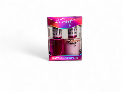 REFILL V101-V200 21Sweet Nail Polish & Gel Polish 290 Colors - 2 IN 1