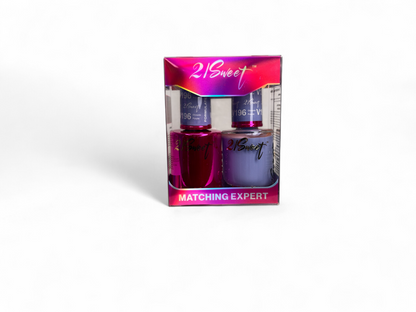 REFILL V101-V200 21Sweet Nail Polish & Gel Polish 290 Colors - 2 IN 1