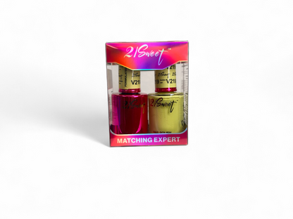 REFILL V201-V290 - 21Sweet Nail Polish & Gel Polish 290 Colors - 2 in 1