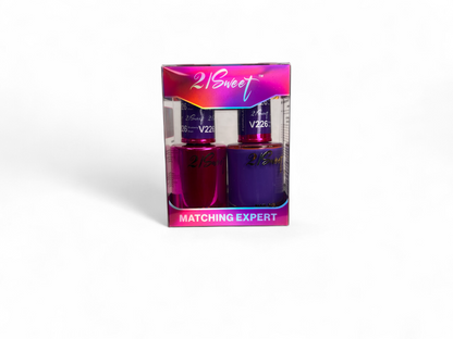 REFILL V201-V290 - 21Sweet Nail Polish & Gel Polish 290 Colors - 2 in 1