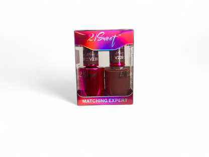 REFILL V201-V290 - 21Sweet Nail Polish & Gel Polish 290 Colors - 2 in 1