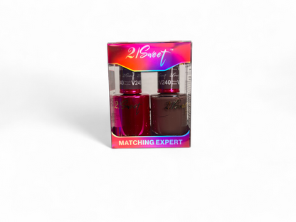 REFILL V201-V290 - 21Sweet Nail Polish & Gel Polish 290 Colors - 2 in 1