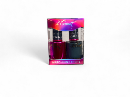 REFILL V201-V290 - 21Sweet Nail Polish & Gel Polish 290 Colors - 2 in 1