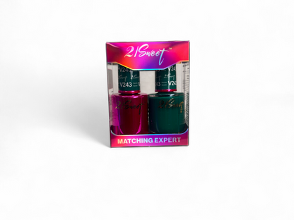 REFILL V201-V290 - 21Sweet Nail Polish & Gel Polish 290 Colors - 2 in 1