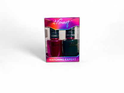 REFILL V201-V290 - 21Sweet Nail Polish & Gel Polish 290 Colors - 2 in 1