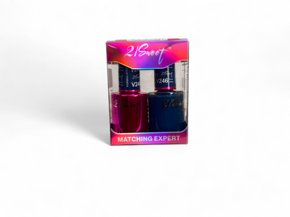 REFILL V201-V290 - 21Sweet Nail Polish & Gel Polish 290 Colors - 2 in 1