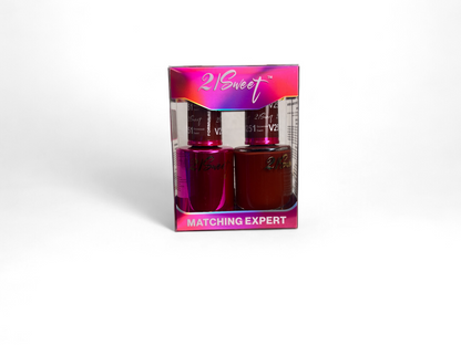 REFILL V201-V290 - 21Sweet Nail Polish & Gel Polish 290 Colors - 2 in 1