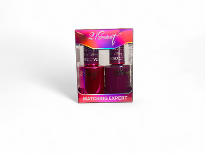 REFILL V201-V290 - 21Sweet Nail Polish & Gel Polish 290 Colors - 2 in 1