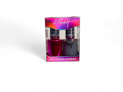 REFILL V201-V290 - 21Sweet Nail Polish & Gel Polish 290 Colors - 2 in 1