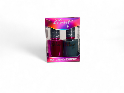 REFILL V201-V290 - 21Sweet Nail Polish & Gel Polish 290 Colors - 2 in 1