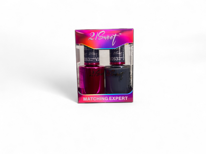 REFILL V201-V290 - 21Sweet Nail Polish & Gel Polish 290 Colors - 2 in 1