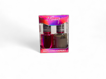 REFILL V201-V290 - 21Sweet Nail Polish & Gel Polish 290 Colors - 2 in 1