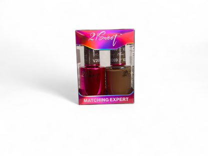 REFILL V201-V290 - 21Sweet Nail Polish & Gel Polish 290 Colors - 2 in 1