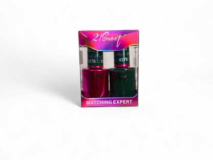 REFILL V201-V290 - 21Sweet Nail Polish & Gel Polish 290 Colors - 2 in 1