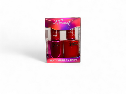 REFILL V201-V290 - 21Sweet Nail Polish & Gel Polish 290 Colors - 2 in 1