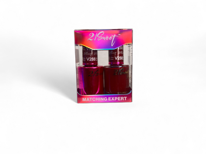 REFILL V201-V290 - 21Sweet Nail Polish & Gel Polish 290 Colors - 2 in 1