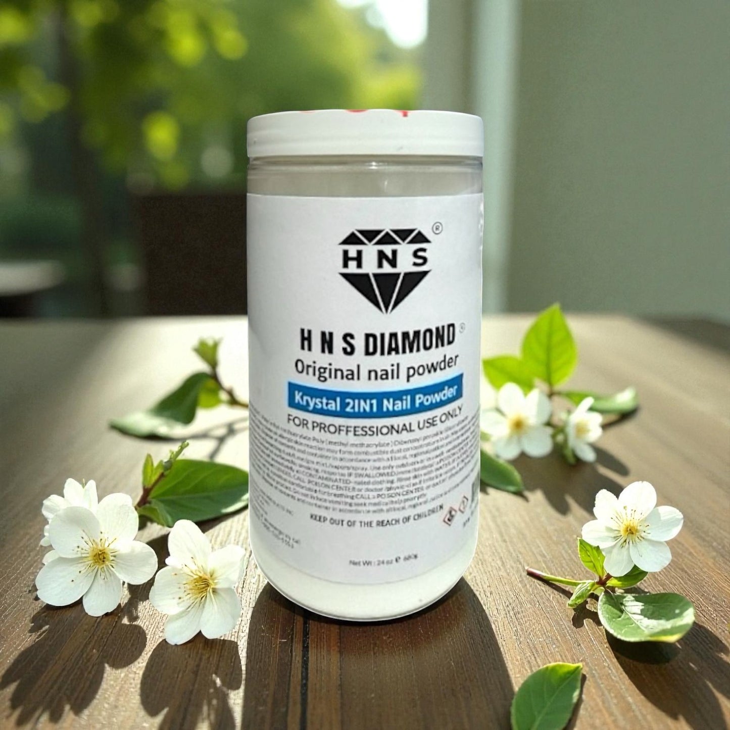 HNS Diamond Super Krystal 2IN1 Nail Powder 24oz