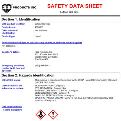 HNS Diamond Extend Gel 0.5oz