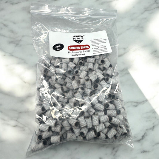 HNS Diamond Sanding Bands 500pcs - Large Size - Gray
