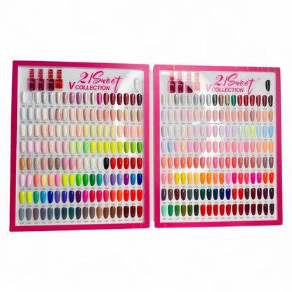 REFILL V001-V100 21Sweet Nail Polish & Gel Polish 290 Colors - 2 in 1