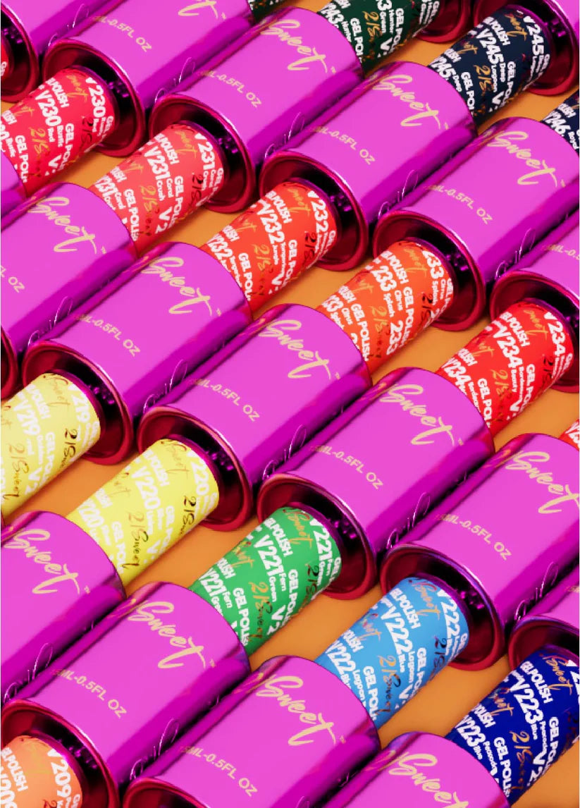 CHRISTMAS DEAL COMBO - 21SWEET 290 DUO COLORS + 10X NAIL UP 24OZ COLOR POWDER 2 IN 1